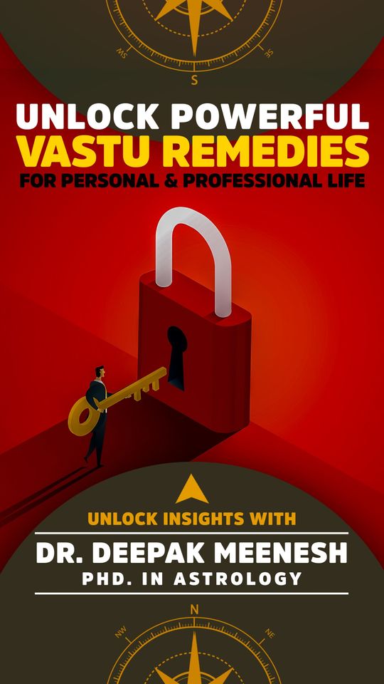 Dr. Deepak Meenesh ad cover: unlock powerful Vastu remedies for personal and professional life