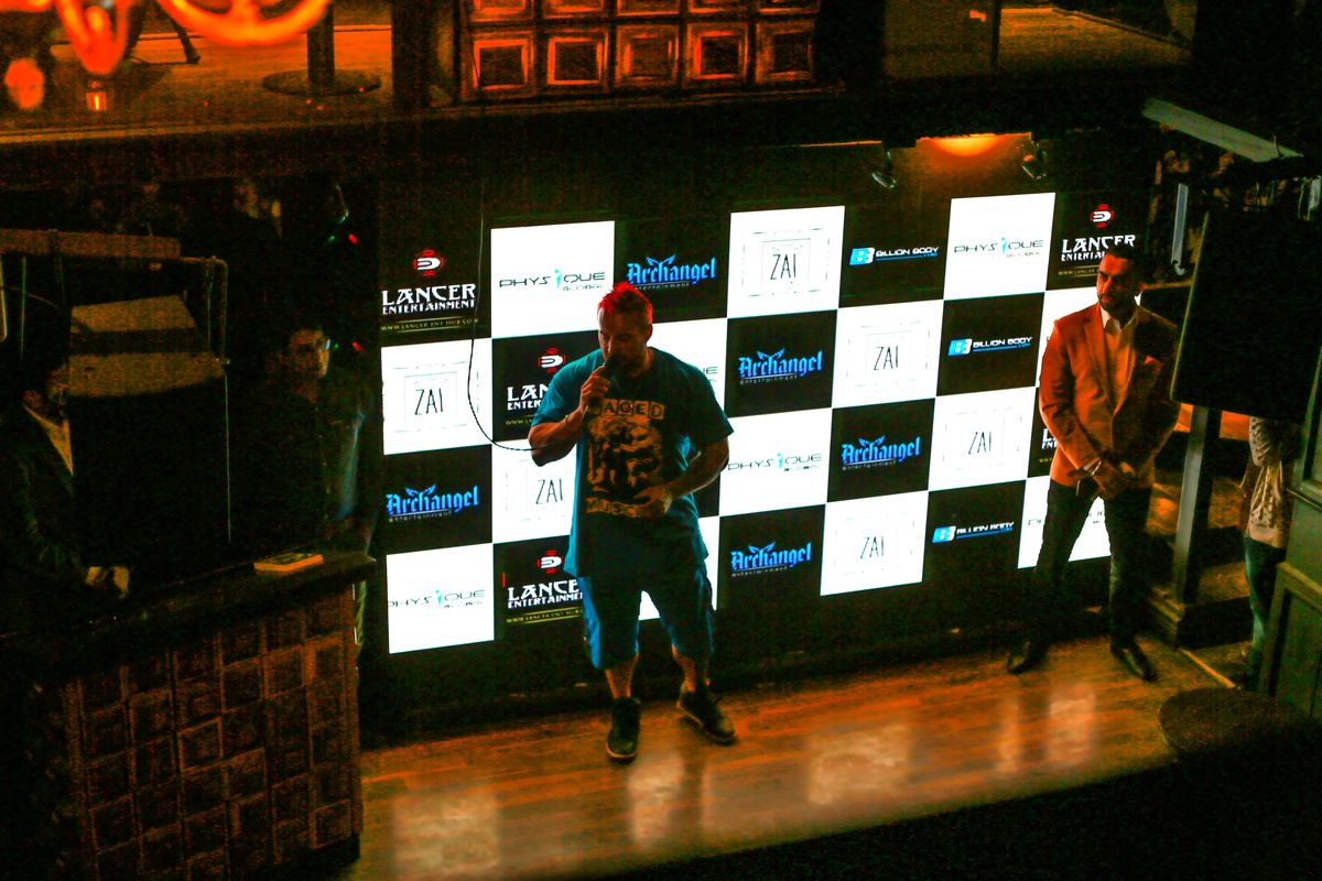 Kris Gethin at the brand event, South Delhi, 2015