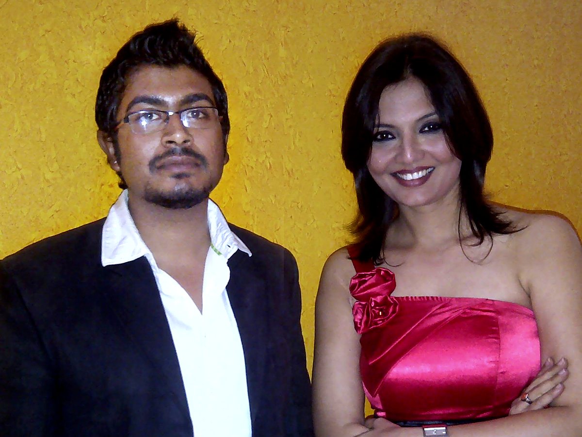 Lalit Verma with Deepshikha Nagpal at Ticket to Bollywood, 2012