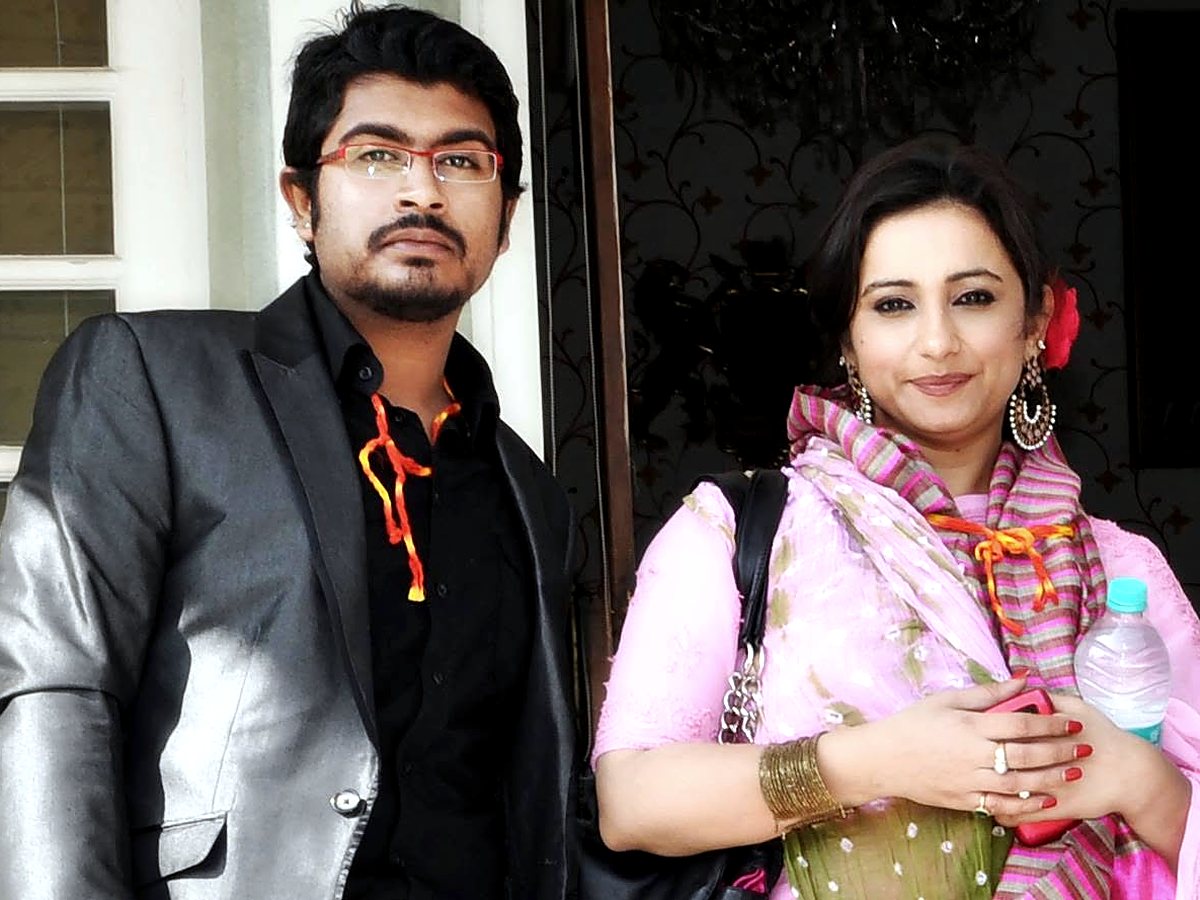 Lalit Verma with Divya Dutta at Ticket to Bollywood, 2012
